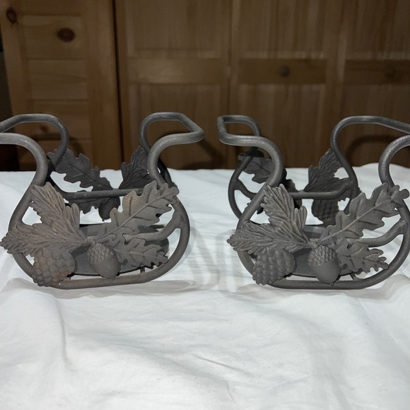 Longaberger Accents Longaberger Wrought Iron Candle Holders Set Of Two Poshmark